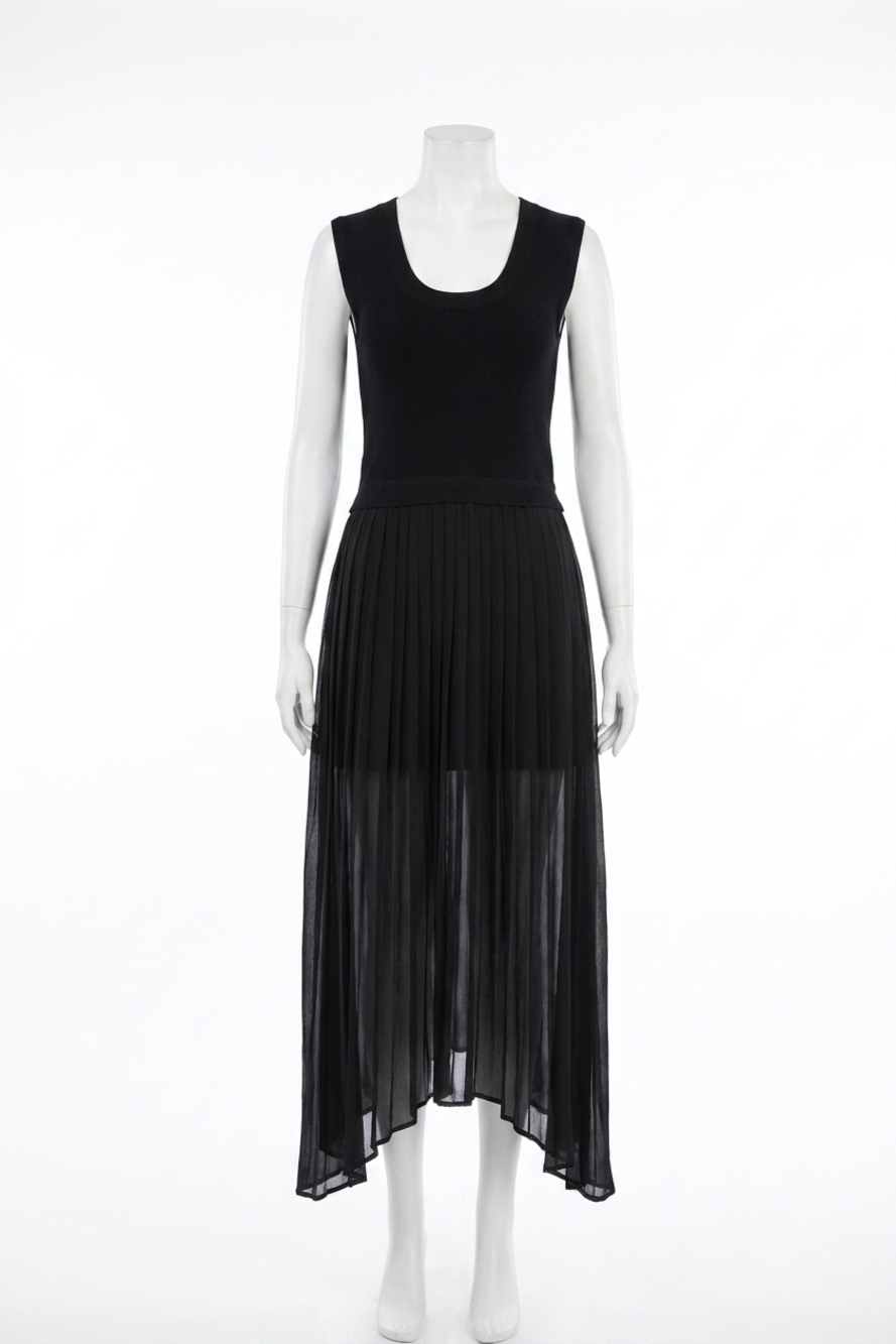 NEW JS71 selima midi dress in black